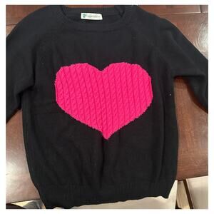 Valentines Heart Sweater Size S